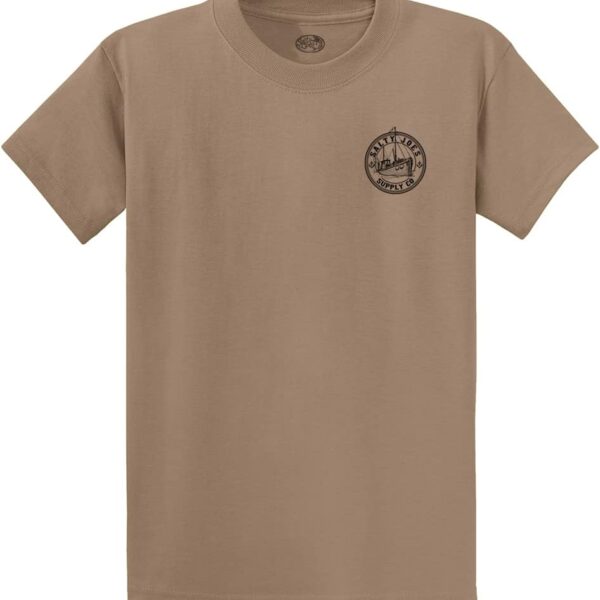 Salty Joe's Men's Custom Graphic Logo Heavyweight Cotton T-Shirts/ Mens T-Shirt