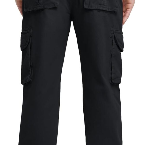Cargo Pants for Men Multi Pockets Mens Pants Classic Cotton Casual Work Hiking Relaxed Fit Chino Pants/ Jeans