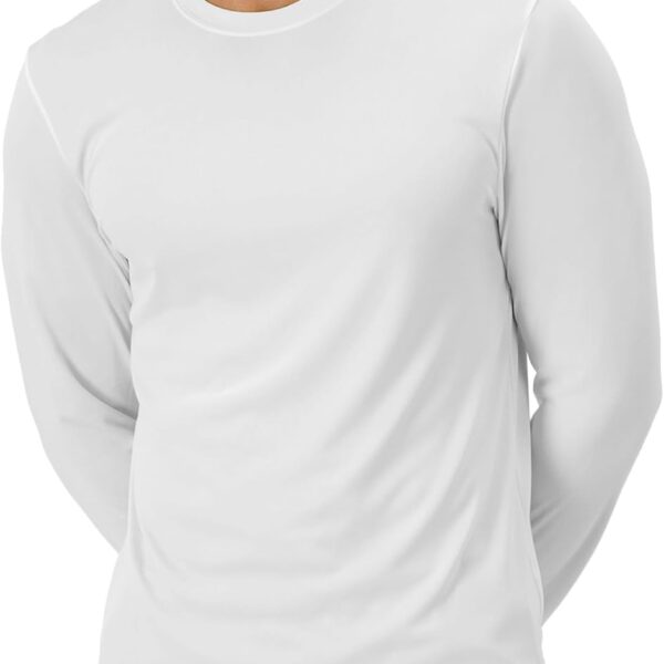 Hanes Sport Performance Long Sleeve T-Shirt, Performance Athletic Shirt, 2-Pack, 40+ UPF Protection/ Mens T-Shirt