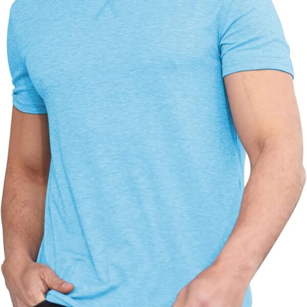 Men Soft T-Shirt Casual Short Sleeve Lightweight Basic Tee Shirts Big & Tall/ Mens T-Shirt