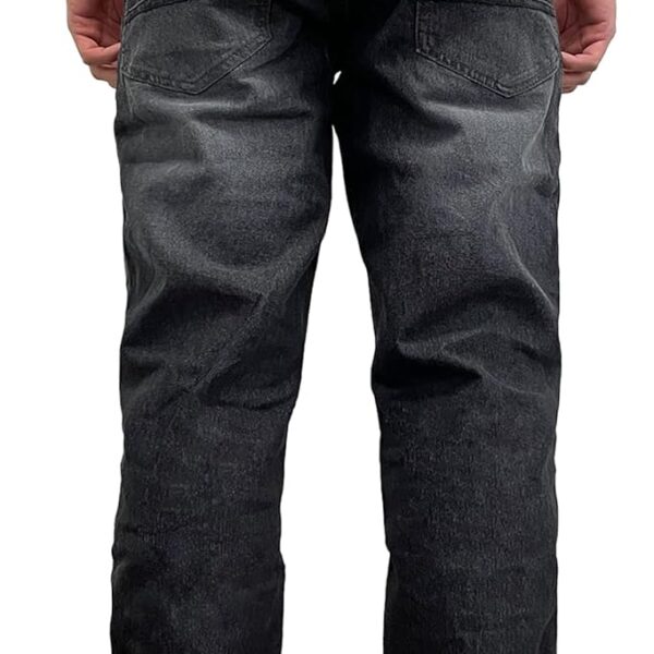 Southpole Men's Mid Rise Stretchable Straight Relaxed Fit Cross Hatch Denim Pants/ Jeans