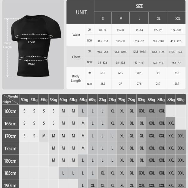 Niksa Men's Compression Shirts, Compression Shirts for Men Short Sleeve Athletic, Quick Dry Workout T Shirts Base Undershirt/ Mens T-Shirt