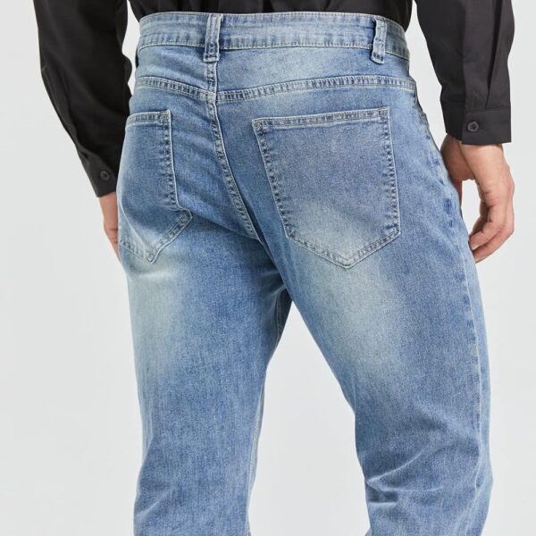 Men's Relaxed Vintage 60s 70s Bell Bottom Stretch Fit Classic Comfort Flared Flares Retro Leg Disco Denim Jeans Pants/ Jeans