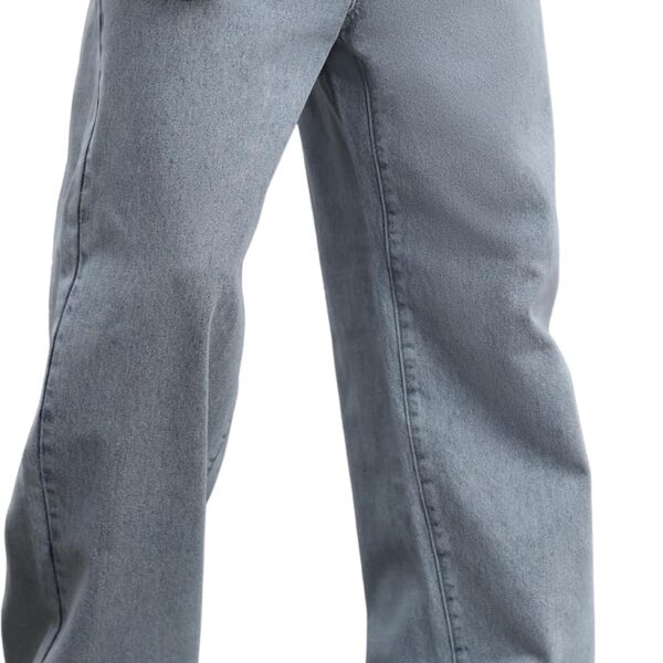 Men's Baggy Hip Hop Jeans Wide Leg Streetwear Jeans for Men Loose Fit Cargo Denim Pants Y2k/ Jeans