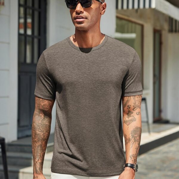 COOFANDY Men's T Shirts Short Sleeve Soft Crew Neck Lightweight Tee Shirts Casual Summer Basic Tops/ Mens T-Shirt